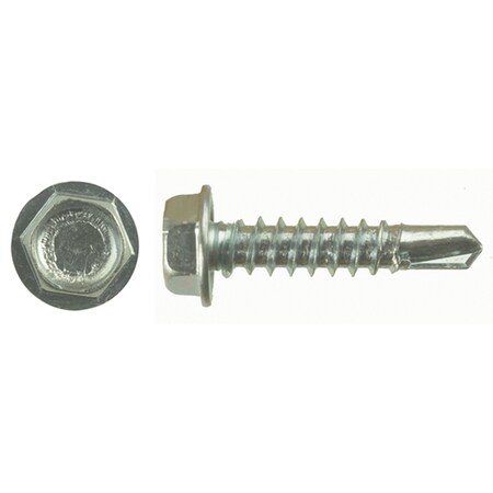 Ap Products Self-Drilling Screw, #8 x 3/4 in, Hex Head Hex Drive 012-DP500 8 X 3/4